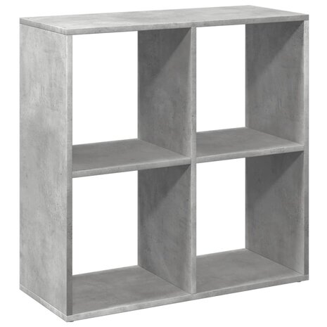 Kamerscherm / boekenkast 69,5x29x69,5 cm hout betongrijs 7