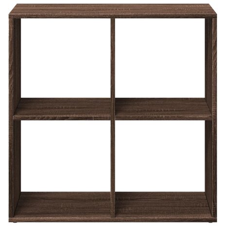 Kamerscherm / boekenkast 69,5x29x69,5 cm hout bruin eikenkleur 5