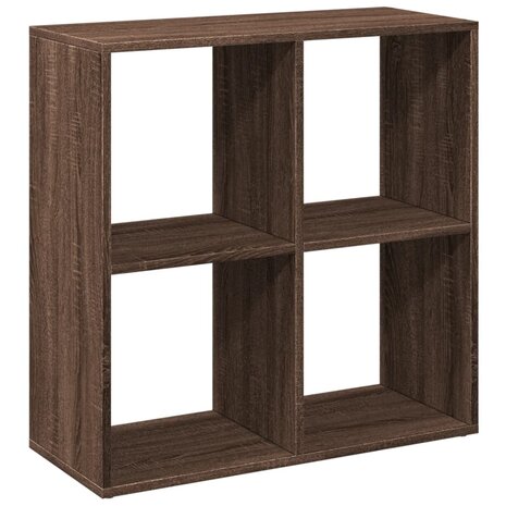Kamerscherm / boekenkast 69,5x29x69,5 cm hout bruin eikenkleur 7