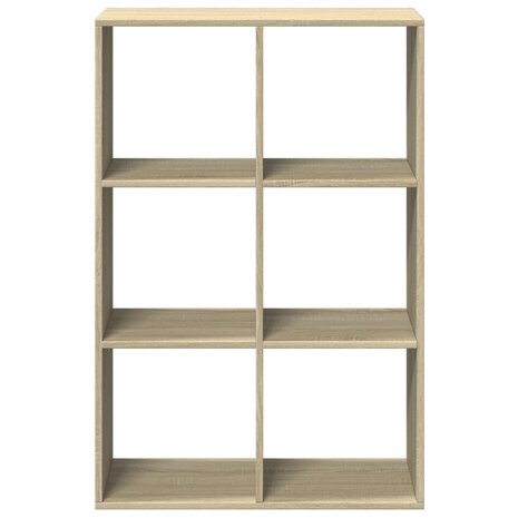 Kamerscherm / boekenkast 69,5x29x103,5 cm hout sonoma eiken 5