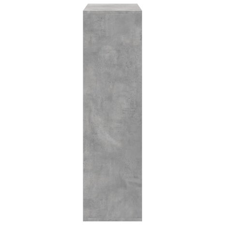 Kamerscherm / boekenkast 69,5x29x103,5 cm hout betongrijs 6