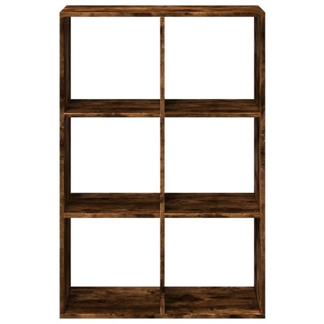 Kamerscherm / boekenkast 69,5x29x103,5 cm hout gerookt eiken 5