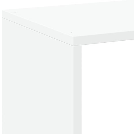 Kamerscherm / boekenkast 102x29x103,5 cm bewerkt hout wit 9