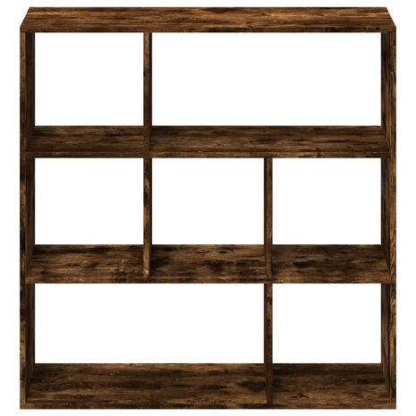 Kamerscherm / boekenkast 102x29x103,5 cm hout gerookt eiken 5