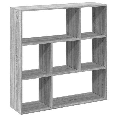 Kamerscherm / boekenkast 102x29x103,5 cm hout grijs sonoma 7