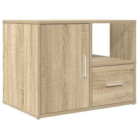 Hoekkast 160x40x45 cm bewerkt hout sonoma eikenkleurig 6