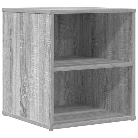Hoekkast 200x40x45 cm bewerkt hout grijs sonoma eikenkleurig 7