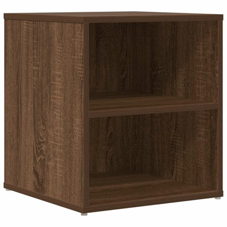 Hoekkast 200x40x45 cm bewerkt hout bruin eikenkleurig 7