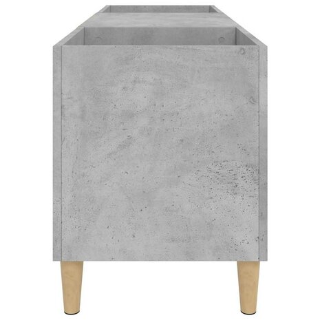 Platenkast 121x38x48 cm bewerkt hout betongrijs 6