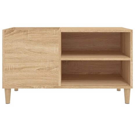 Platenkast 84,5x38x48 cm bewerkt hout sonoma eikenkleurig 5