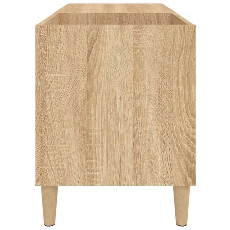 Platenkast 84,5x38x48 cm bewerkt hout sonoma eikenkleurig 6