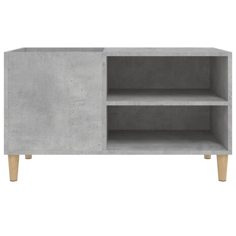 Platenkast 84,5x38x48 cm bewerkt hout betongrijs 5
