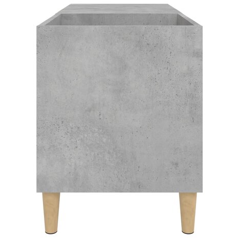 Platenkast 84,5x38x48 cm bewerkt hout betongrijs 6