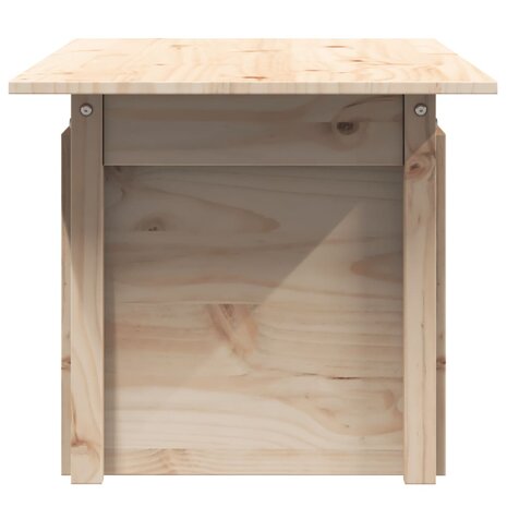 Tuintafel 100x50x75 cm massief grenenhout 6