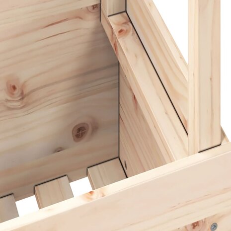 Tuintafel 100x50x75 cm massief grenenhout 9