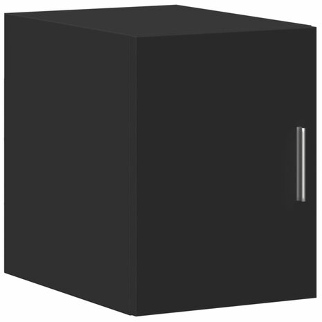 Wandkast 30x42,5x40 cm bewerkt hout zwart 2