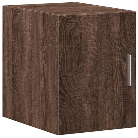 Wandkast 30x42,5x40 cm bewerkt hout bruin eikenkleur 2