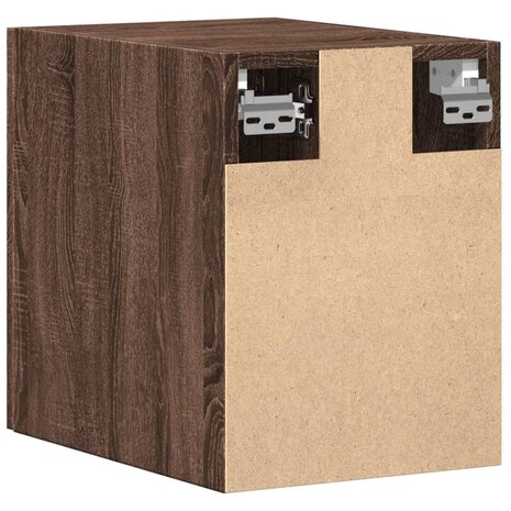 Wandkast 30x42,5x40 cm bewerkt hout bruin eikenkleur 6