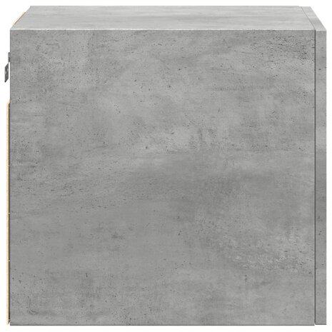 Wandkast 40x42,5x40 cm bewerkt hout betongrijs 5