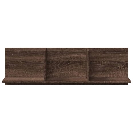 Wandkast 100x16,5x30 cm bewerkt hout bruin eikenkleur 4