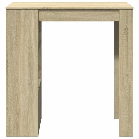 Bartafel met rekken 102x50x103,5 cm hout sonoma eikenkleur 4