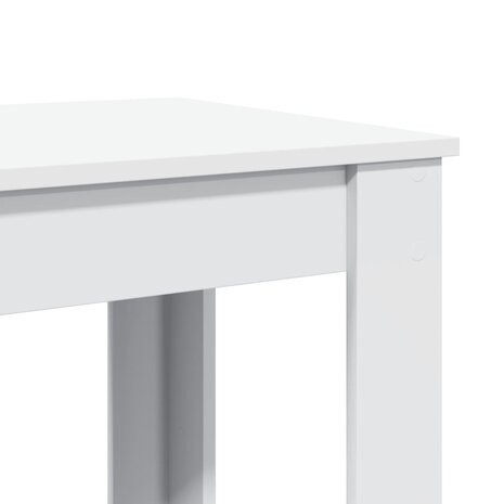 Bartafel 51x50x103,5 cm bewerkt hout wit 7
