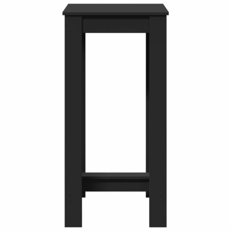 Bartafel 51x50x103,5 cm bewerkt hout zwart 4