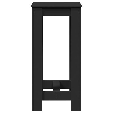 Bartafel 51x50x103,5 cm bewerkt hout zwart 5