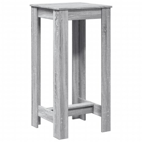 Bartafel 51x50x103,5 cm bewerkt hout grijs sonoma eikenkleurig 6