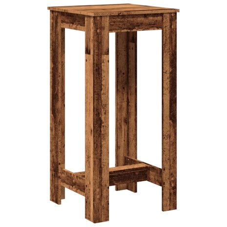 Bartafel 51x50x103,5 cm bewerkt hout oud houtkleurig 6