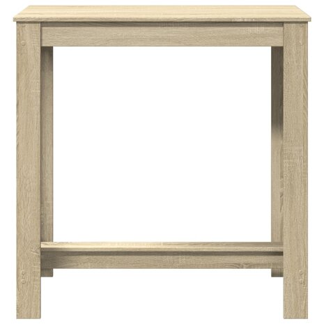 Bartafel 102x50x103,5 cm bewerkt hout sonoma eikenkleurig 4