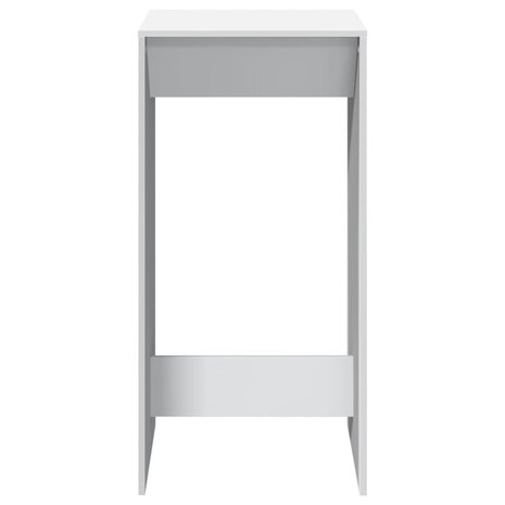 Bartafel 51x50x103,5 cm bewerkt hout wit 4