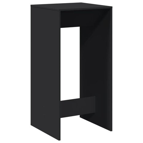Bartafel 51x50x103,5 cm bewerkt hout zwart 2
