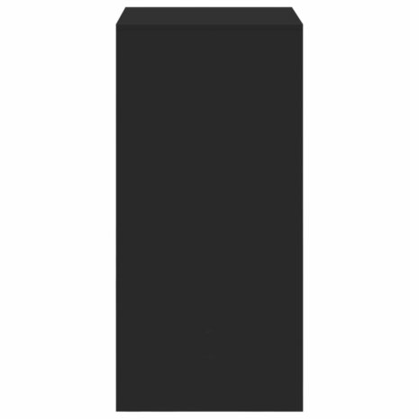 Bartafel 51x50x103,5 cm bewerkt hout zwart 5