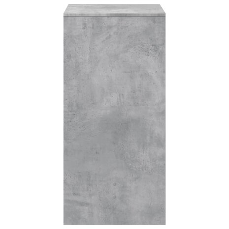 Bartafel 51x50x103,5 cm bewerkt hout betongrijs 5