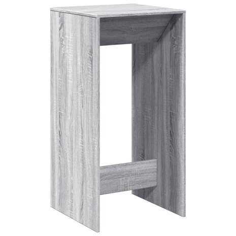 Bartafel 51x50x103,5 cm bewerkt hout grijs sonoma eikenkleurig 2