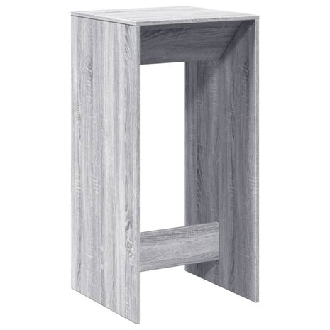 Bartafel 51x50x103,5 cm bewerkt hout grijs sonoma eikenkleurig 6