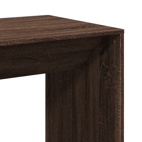 Bartafel 51x50x103,5 cm bewerkt hout bruin eikenkleurig 7