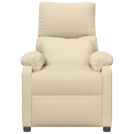 Massagestoel stof crèmekleurig 3