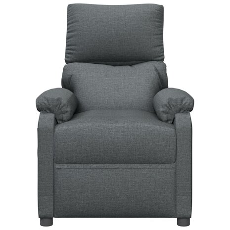 Massagestoel stof donkergrijs 3