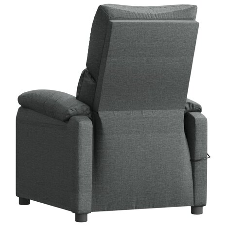 Massagestoel stof donkergrijs 5