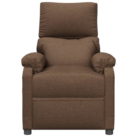 Massagestoel stof bruin 3