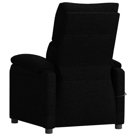 Massagestoel stof zwart 5