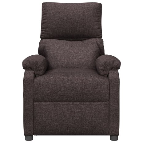 Massagestoel stof donkerbruin 3