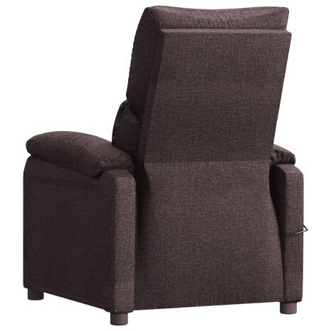 Massagestoel stof donkerbruin 5