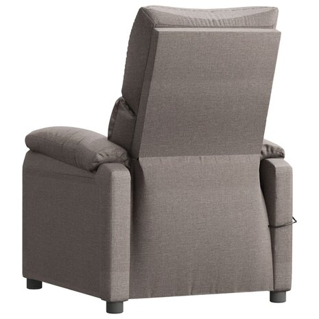 Massagestoel stof taupe 5