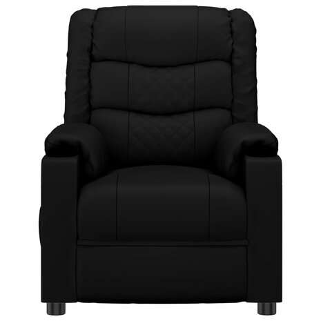 Massagestoel kunstleer zwart 3