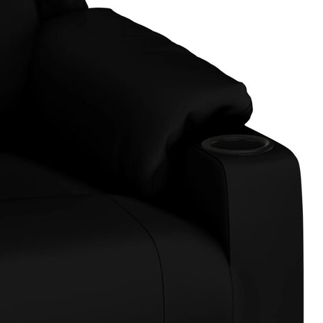 Massagestoel kunstleer zwart 7