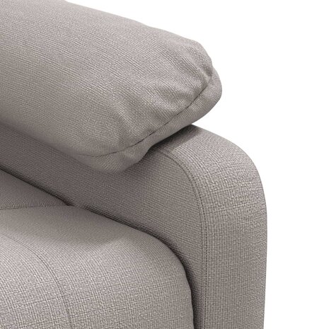 Massagestoel stof taupe 8