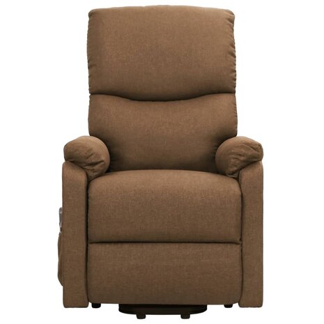 Sta-op-massagestoel stof taupe 3